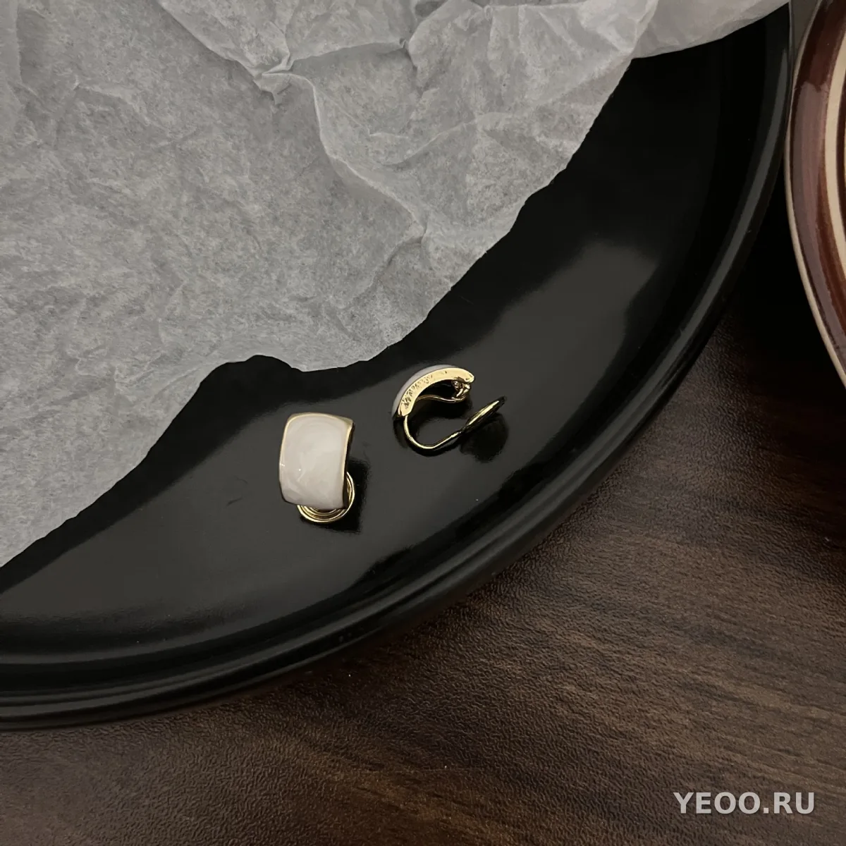 Серьги-клипсы без прокола с жемчугом, французский стиль, для женщин