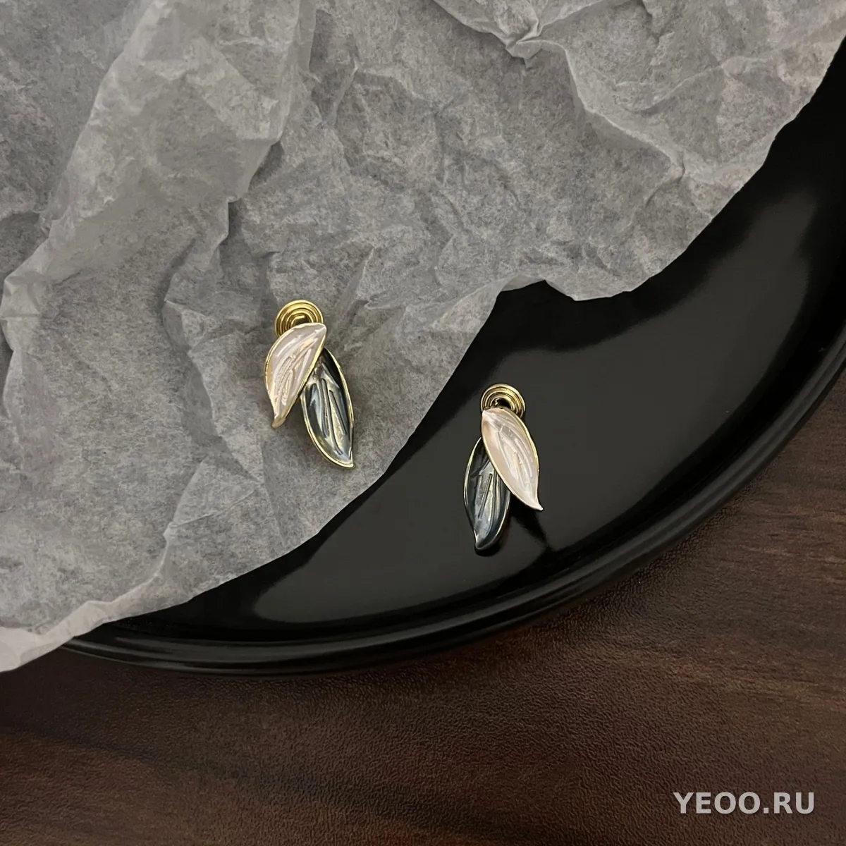 Серьги-клипсы без прокола с жемчугом, французский стиль, для женщин