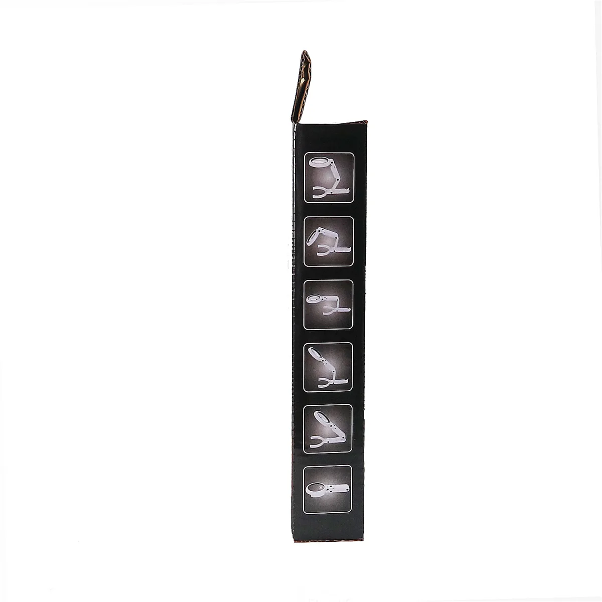 Складная ручная лупа 90 мм с 8 LED-подсветкой и USB, увеличение 10x