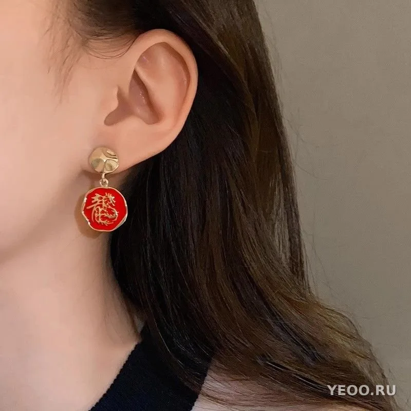 Длинные серьги-кисточки с фианитами, легкий люкс