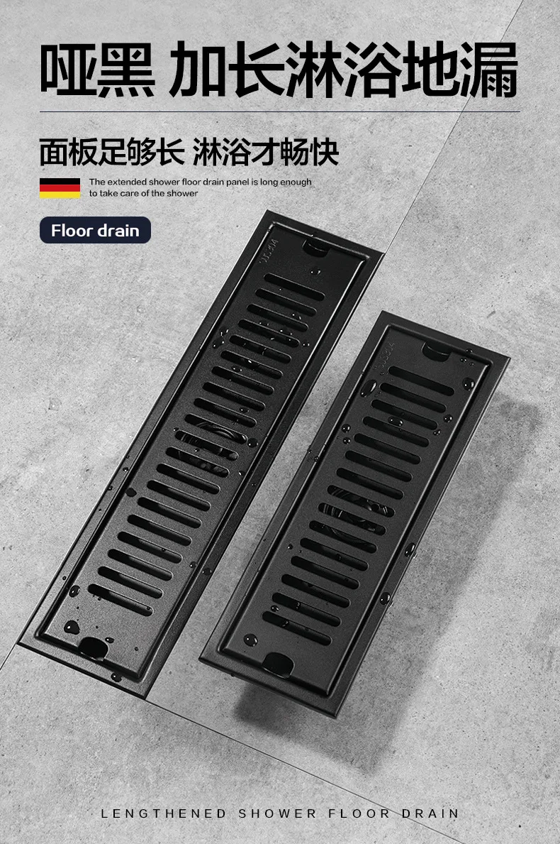 Антизапахный сливной трап из нержавеющей стали 304, 10×20 см и 10×30 см