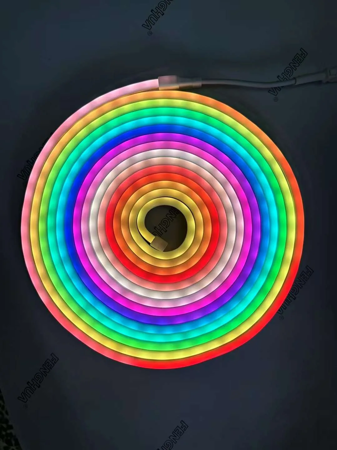 Гибкая светодиодная неоновая лента RGB с питанием USB, 5 В