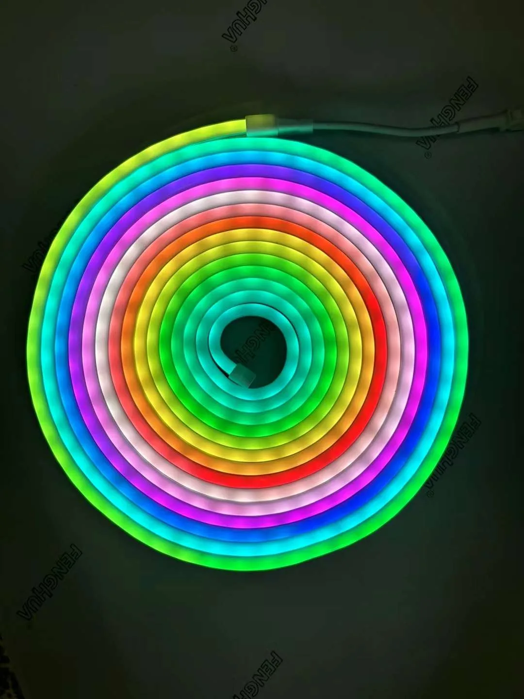 Гибкая светодиодная неоновая лента RGB с питанием USB, 5 В