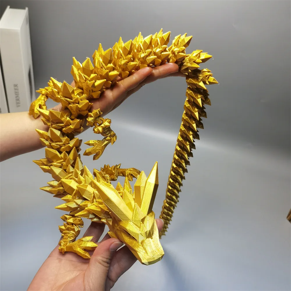 3D-печать: фигурка дракона из PLA-пластика, декоративное яйцо