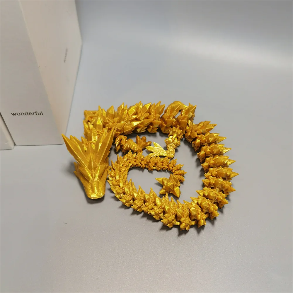 3D-печать: фигурка дракона из PLA-пластика, декоративное яйцо