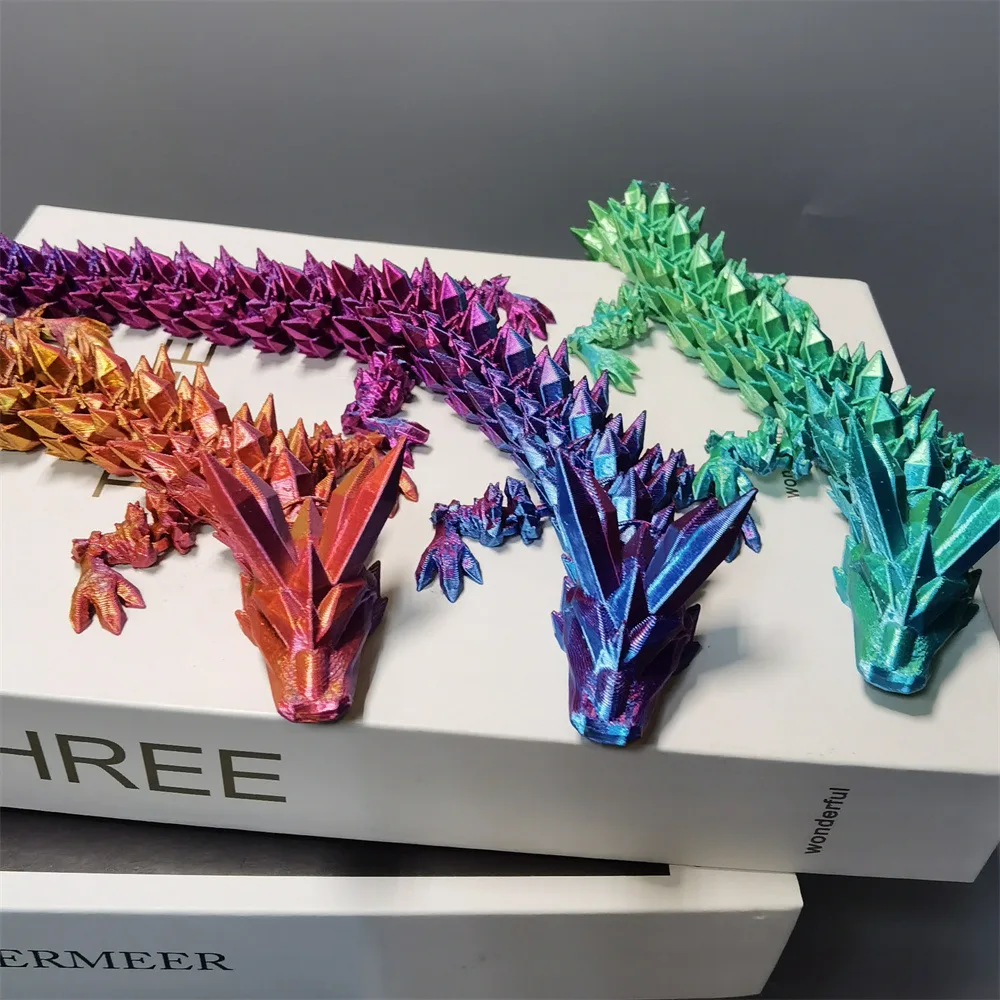 3D-печать: фигурка дракона из PLA-пластика, декоративное яйцо