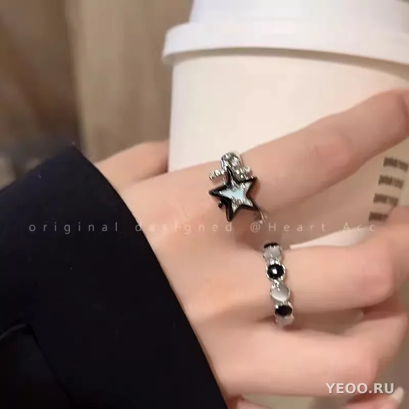 Набор женских колец с жемчугом, разомкнутых, в стиле ins, для указательного пальца