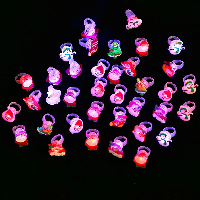 Светящееся кольцо с LED-подсветкой, праздничный сувенир на Хэллоуин и Рождество