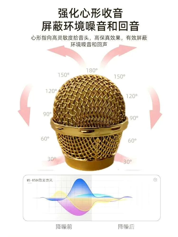Портативная Bluetooth-колонка с ручным микрофоном