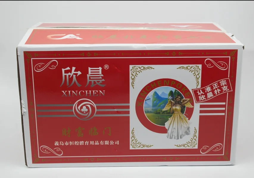 Колода игральных карт из бумаги, стандартная