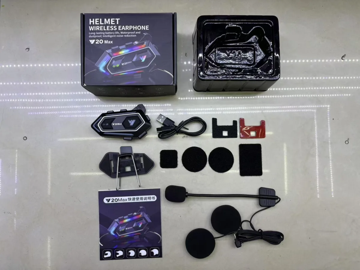 Мотоциклетная гарнитура Bluetooth для шлема Y20MAX