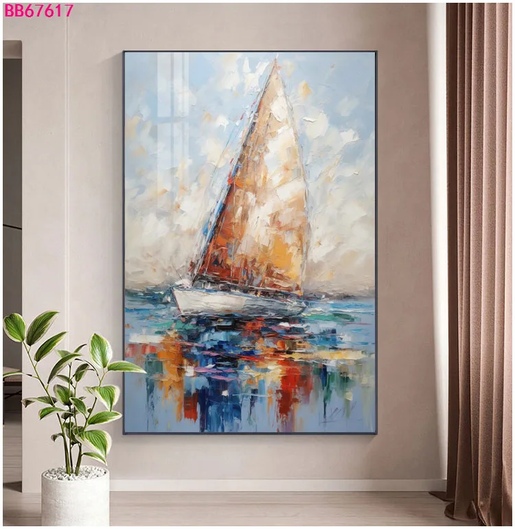 Масляная картина в рамке, 70×100 см или 80×120 см