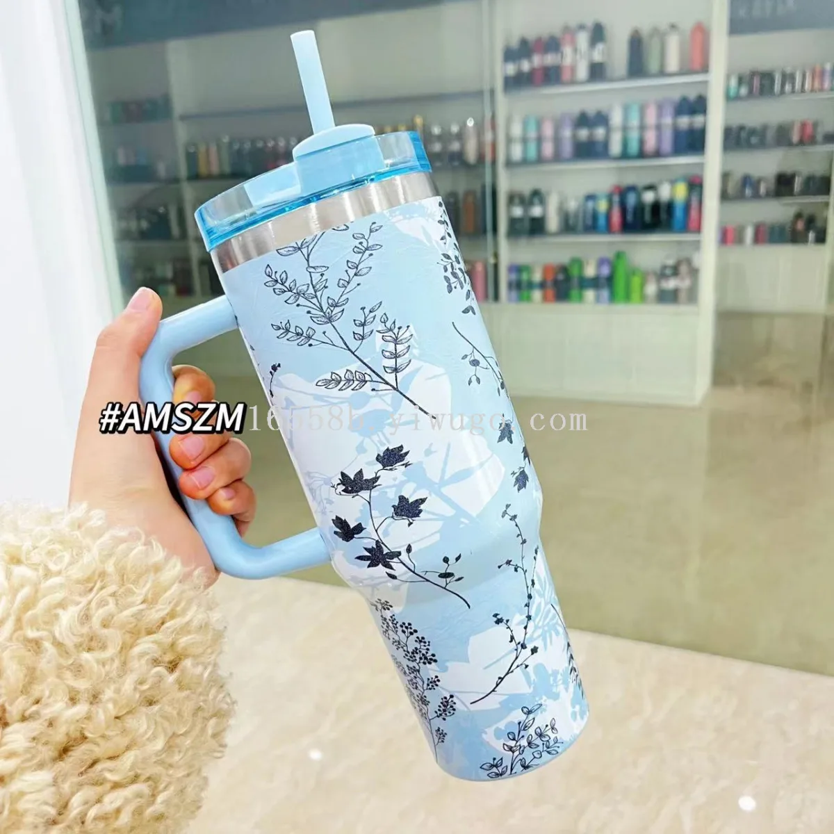 Вакуумный термостакан 40oz из нержавеющей стали 304 с UV-3D печатью