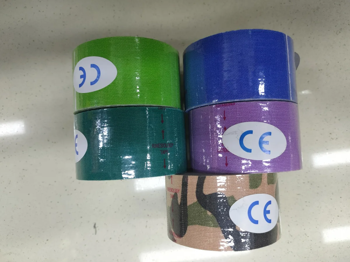 Эластичный кинезиотейп, 2,5 см × 5 м