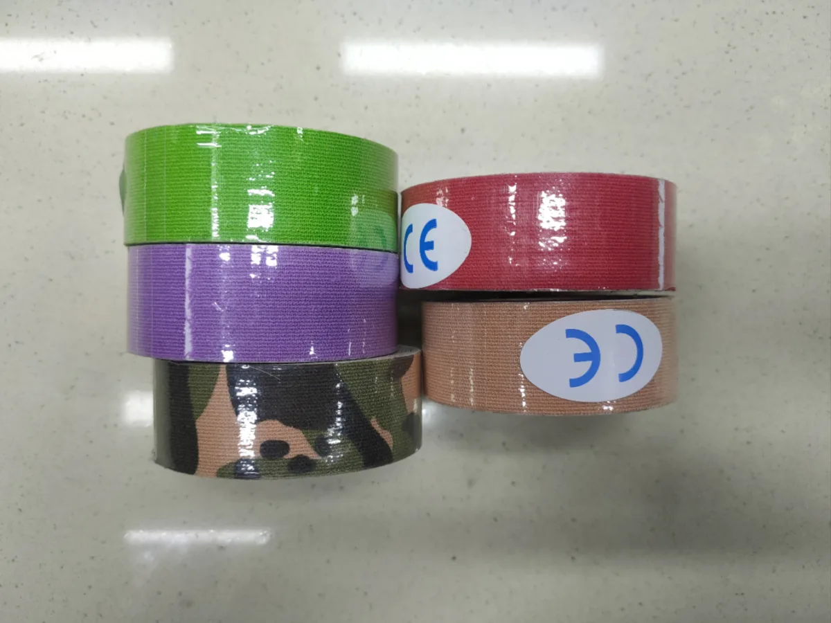 Эластичный кинезиотейп, 2,5 см × 5 м
