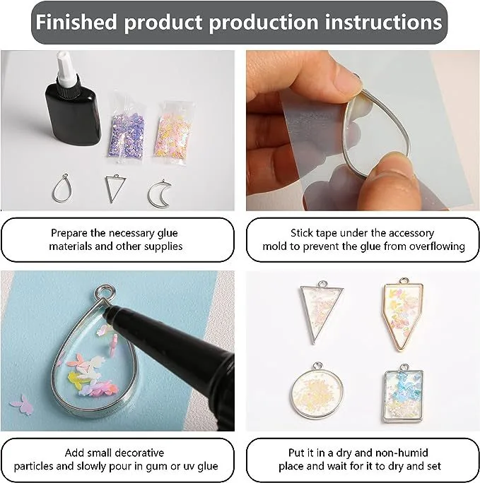 Металлические ажурные рамки-подвески из цинкового сплава для DIY-творчества