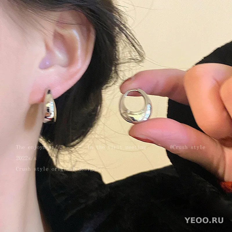 Серьги-гвоздики из серебра 925 пробы с жемчугом, женские, современный стиль