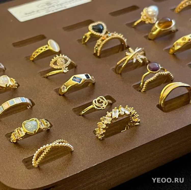 Винтажное кольцо из серебра 925 пробы с эмалью и жемчугом