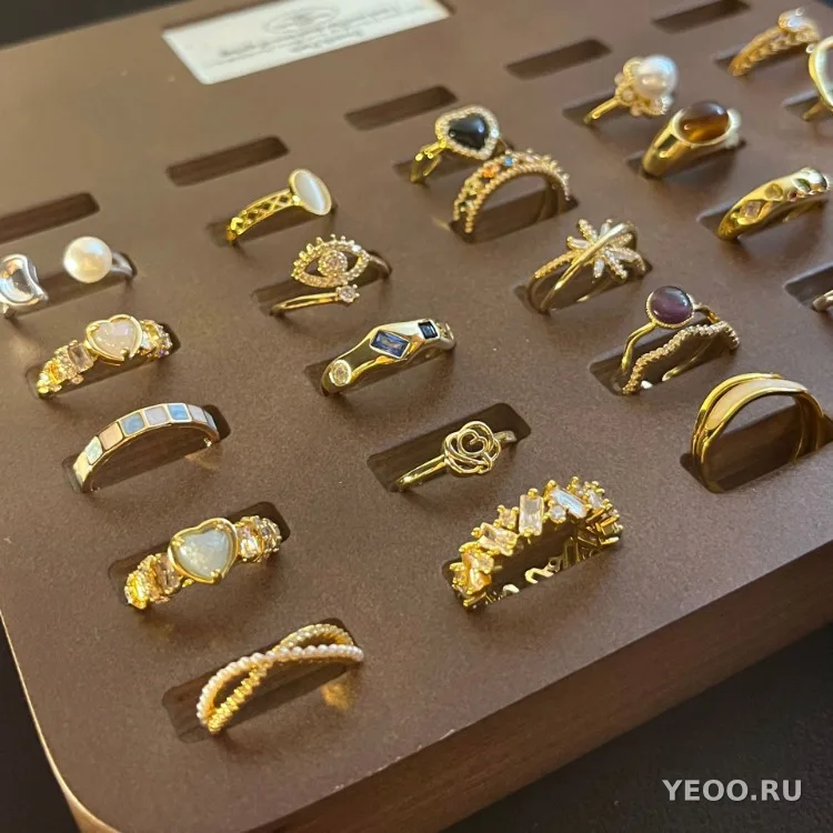 Винтажное кольцо из серебра 925 пробы с эмалью и жемчугом