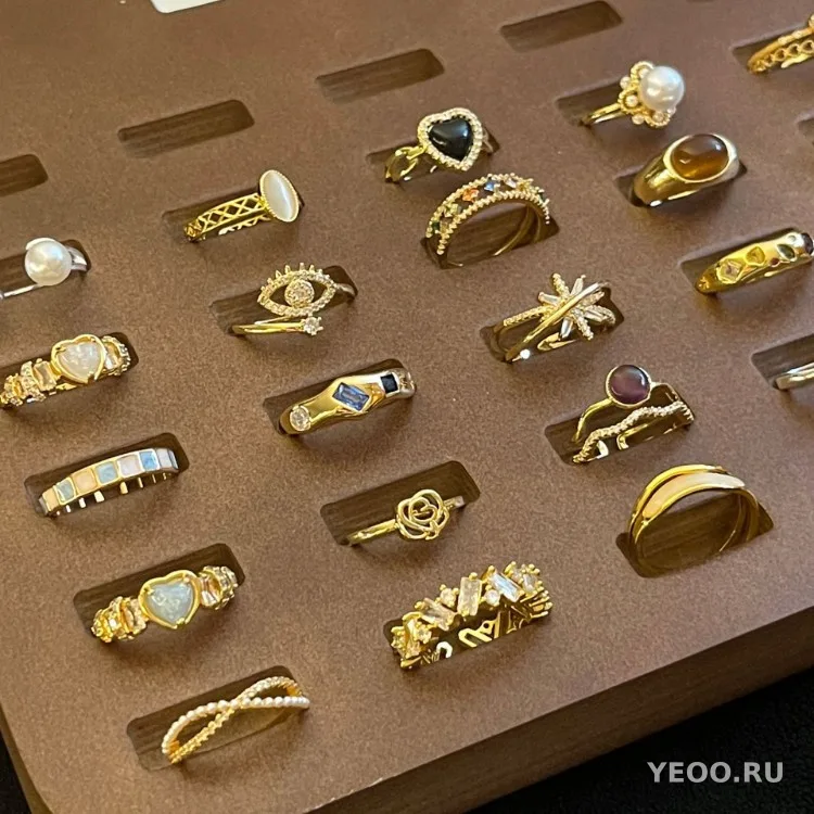 Винтажное кольцо из серебра 925 пробы с эмалью и жемчугом