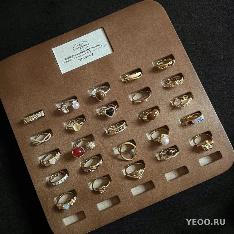 Винтажное кольцо из серебра 925 пробы с эмалью и жемчугом
