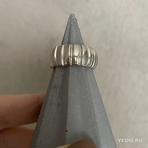Кольцо женское из серебра 925 пробы, современный дизайн