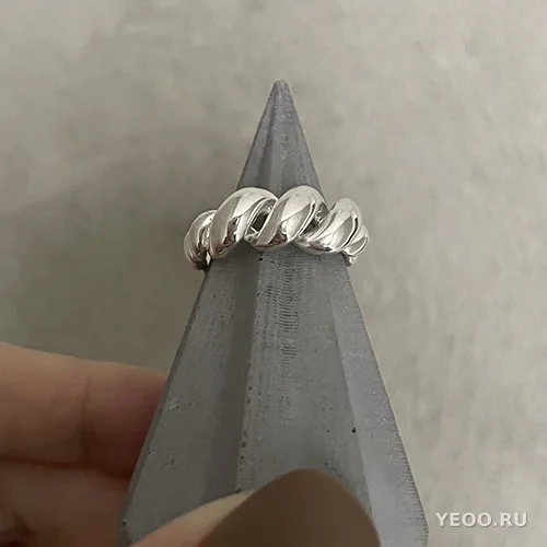 Кольцо женское из серебра 925 пробы, современный дизайн