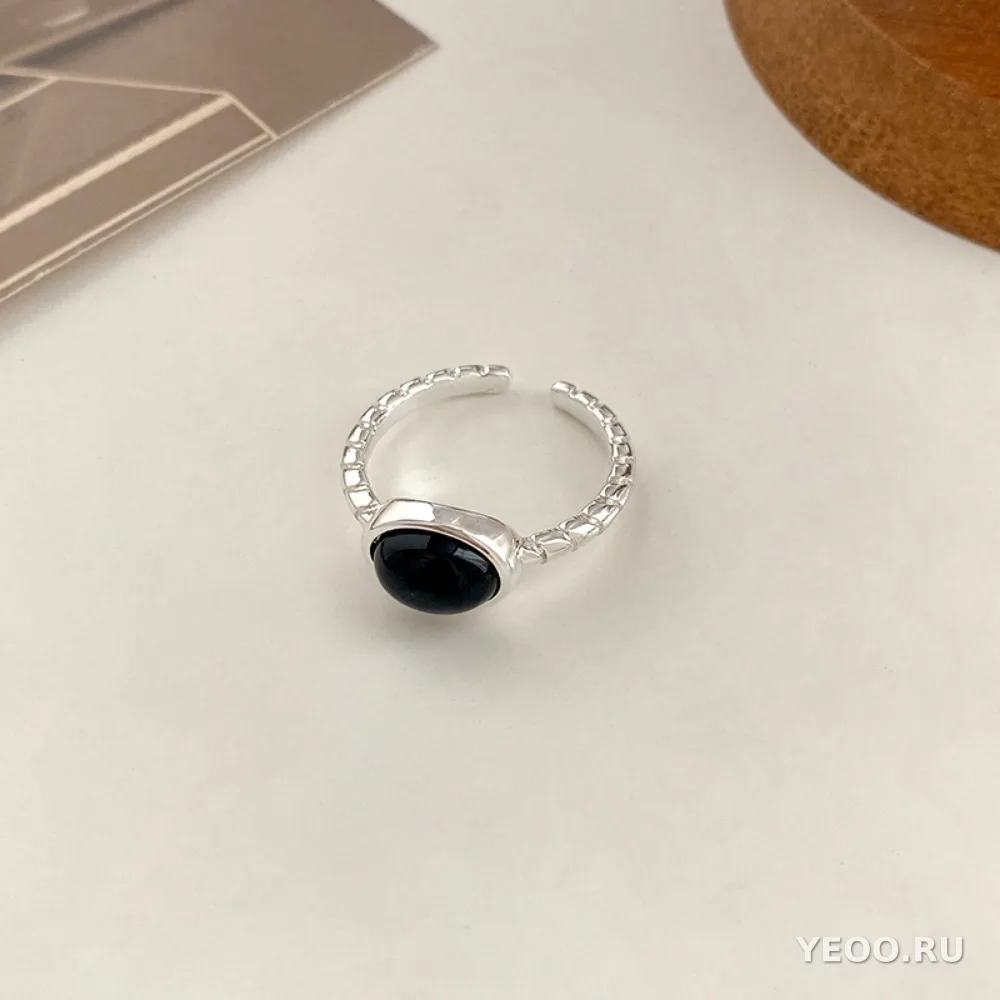 Серебряное кольцо 925 пробы, женское, минималистичный дизайн в стиле Instagram