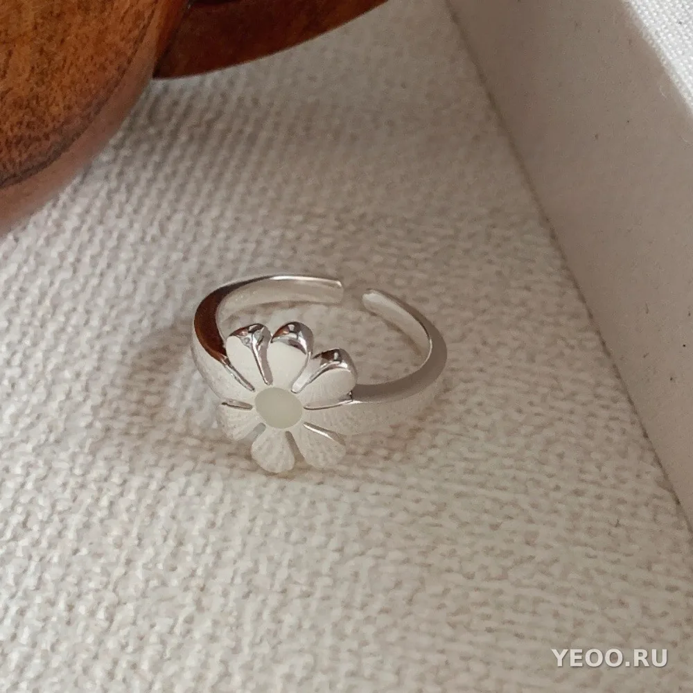 Серебряное кольцо 925 пробы, женское, минималистичный дизайн в стиле Instagram