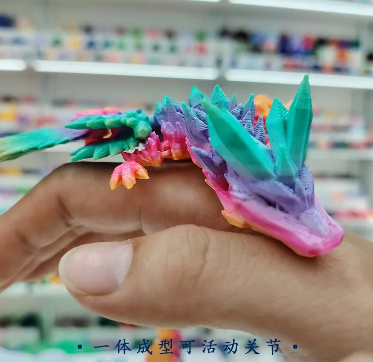 3D-модель дракона в китайском стиле, декоративная фигурка