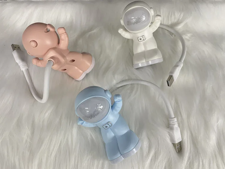 Светодиодный ночник в виде космонавта с USB-питанием для детской кровати