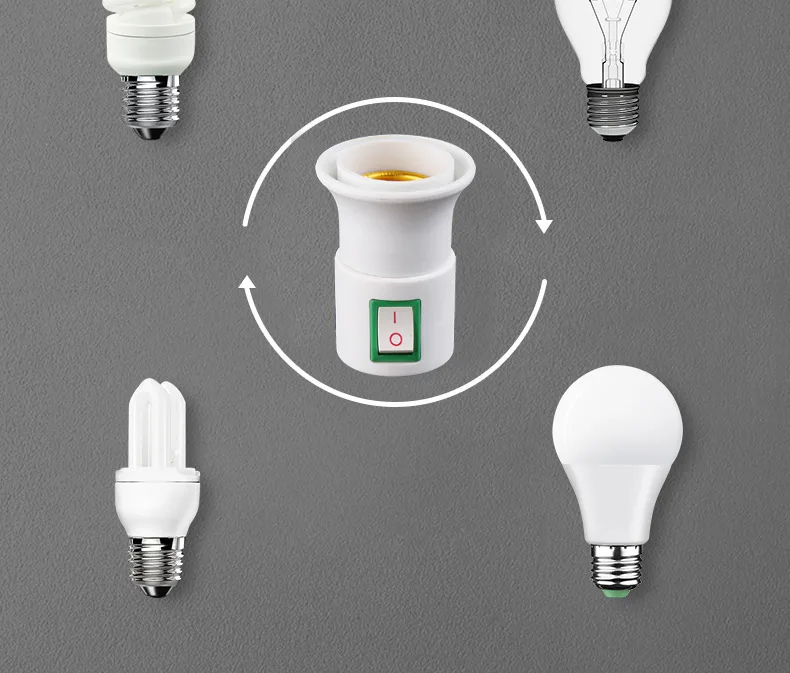 Ламповый патрон E27 с вилкой под LED-лампы, сертификация B22, для магазинов