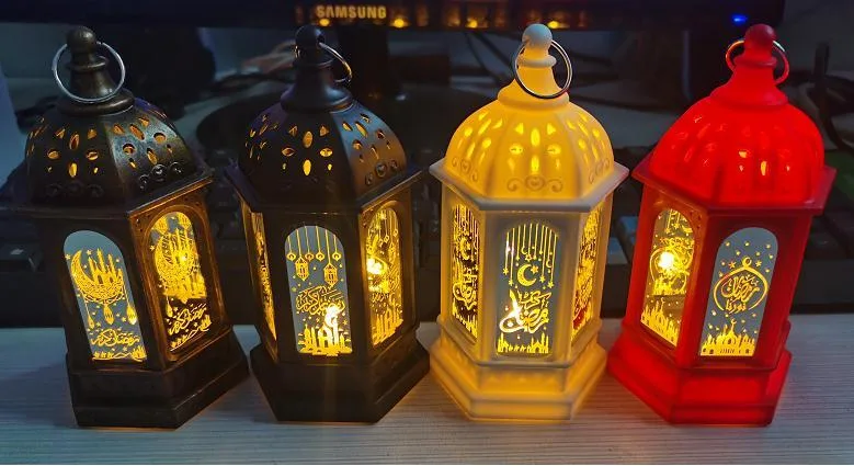 Декоративный фонарь-подсвечник шестигранный с зеркальными гранями, малый и большой