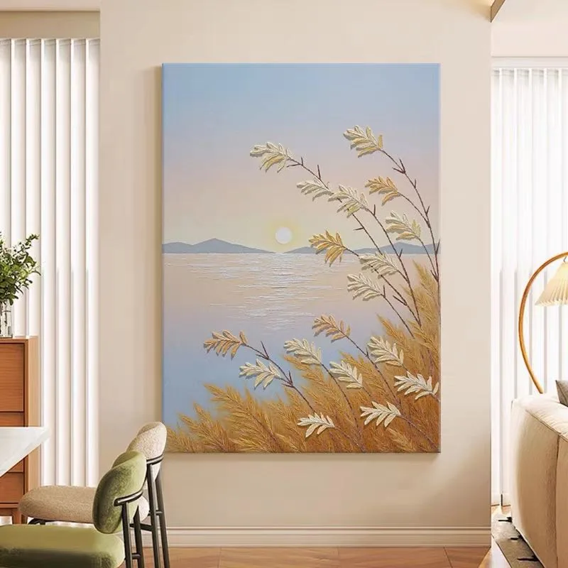 Абстрактная декоративная картина без рамы 50×70 см, 60×90 см или 70×100 см