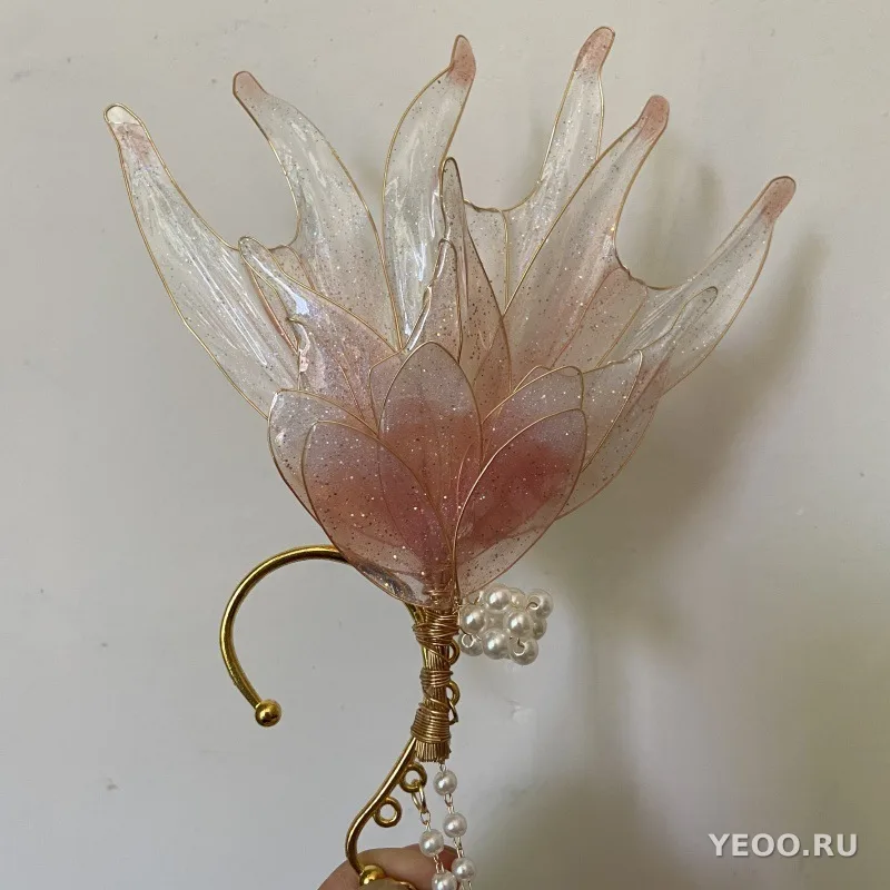 Серьги-подвески с искусственными жемчужинами, стилизованные под эльфов, с кисточками