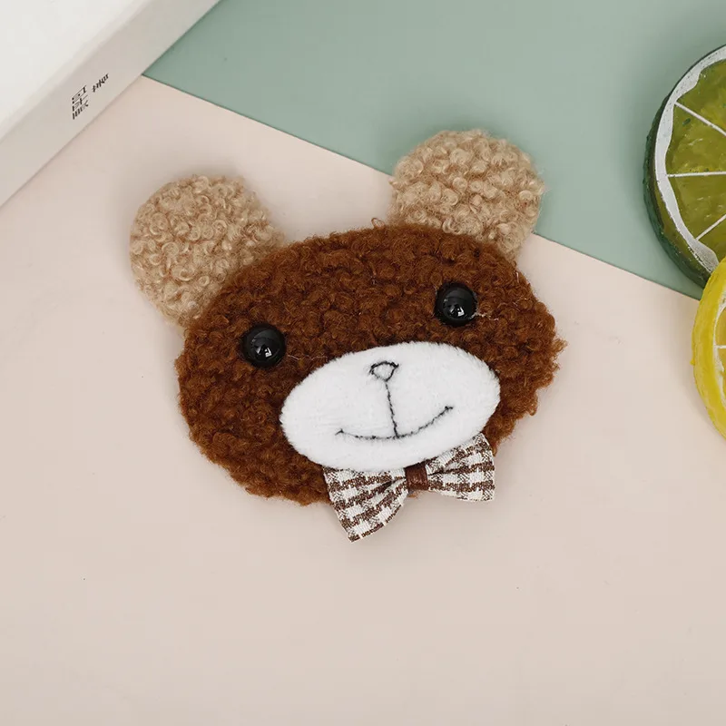 Миниатюрный медвежонок из плюша для DIY-украшений, 1 шт.