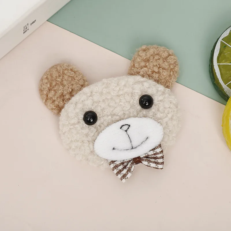 Миниатюрный медвежонок из плюша для DIY-украшений, 1 шт.
