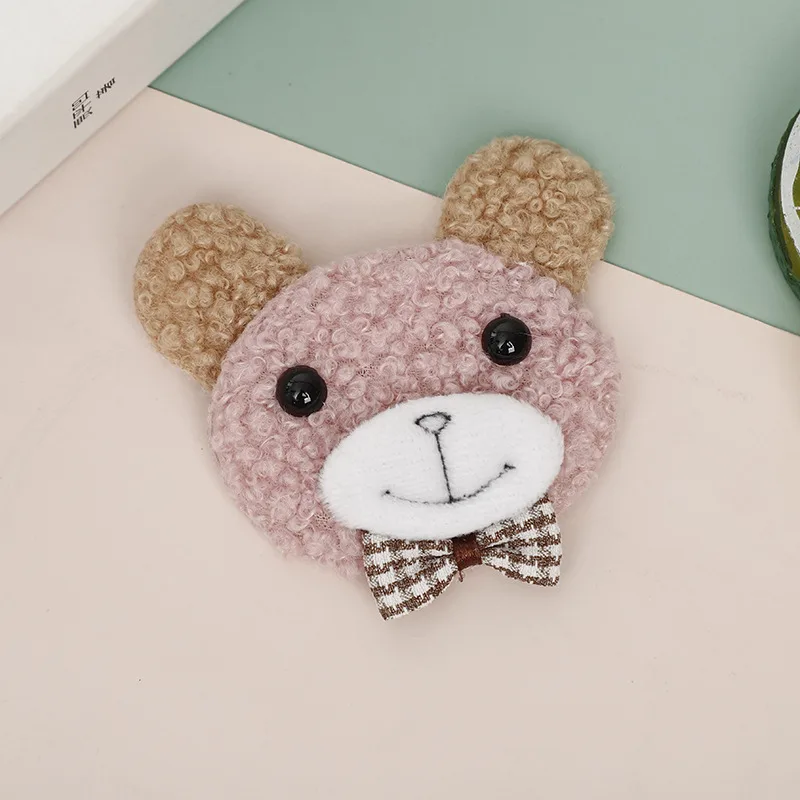 Миниатюрный медвежонок из плюша для DIY-украшений, 1 шт.