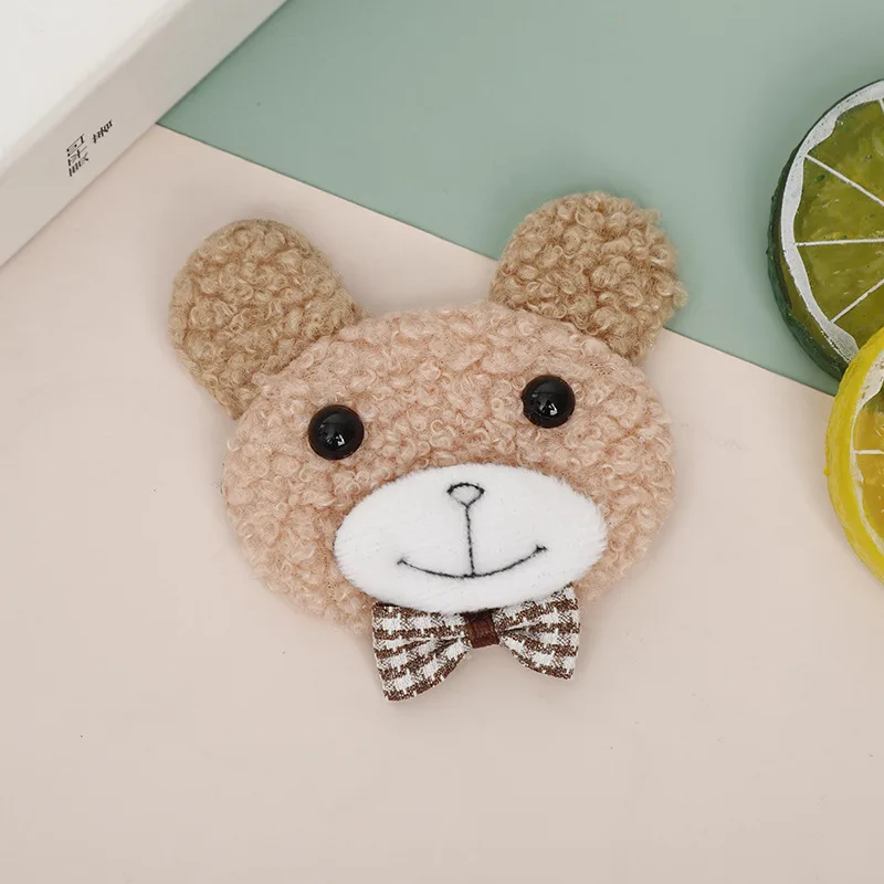 Миниатюрный медвежонок из плюша для DIY-украшений, 1 шт.