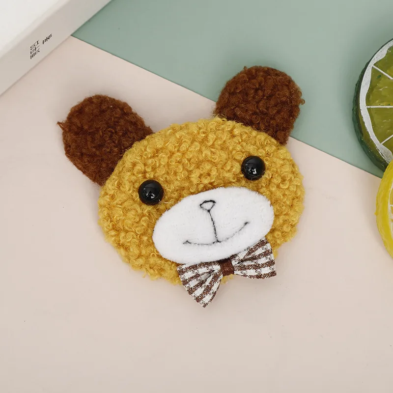 Миниатюрный медвежонок из плюша для DIY-украшений, 1 шт.