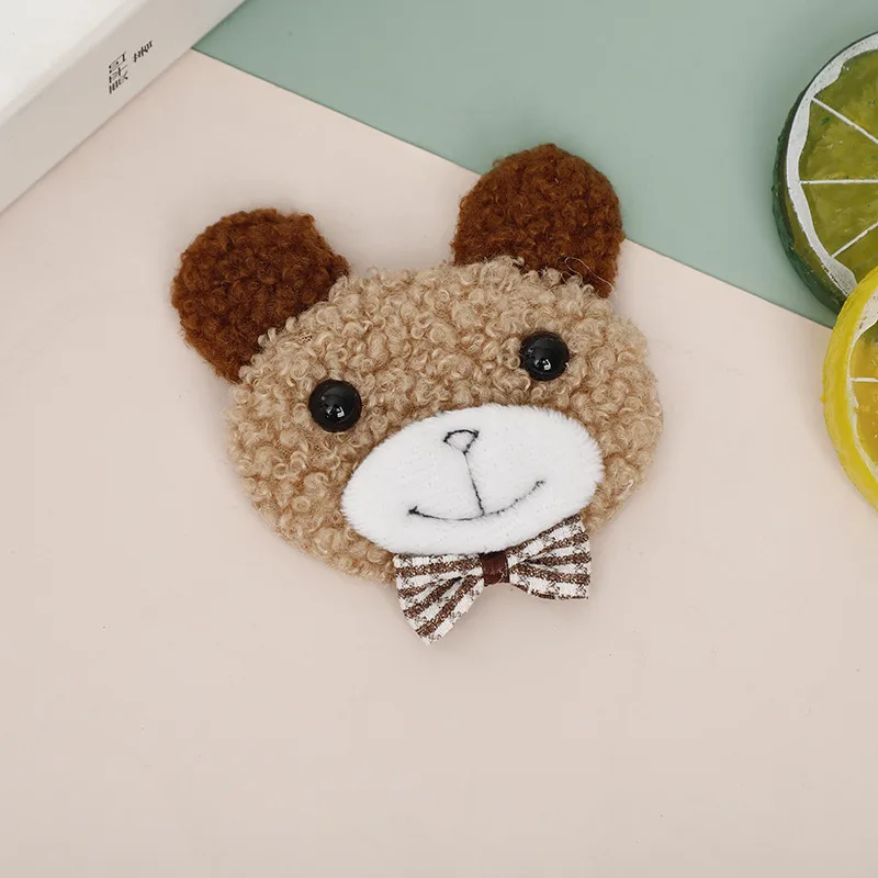 Миниатюрный медвежонок из плюша для DIY-украшений, 1 шт.