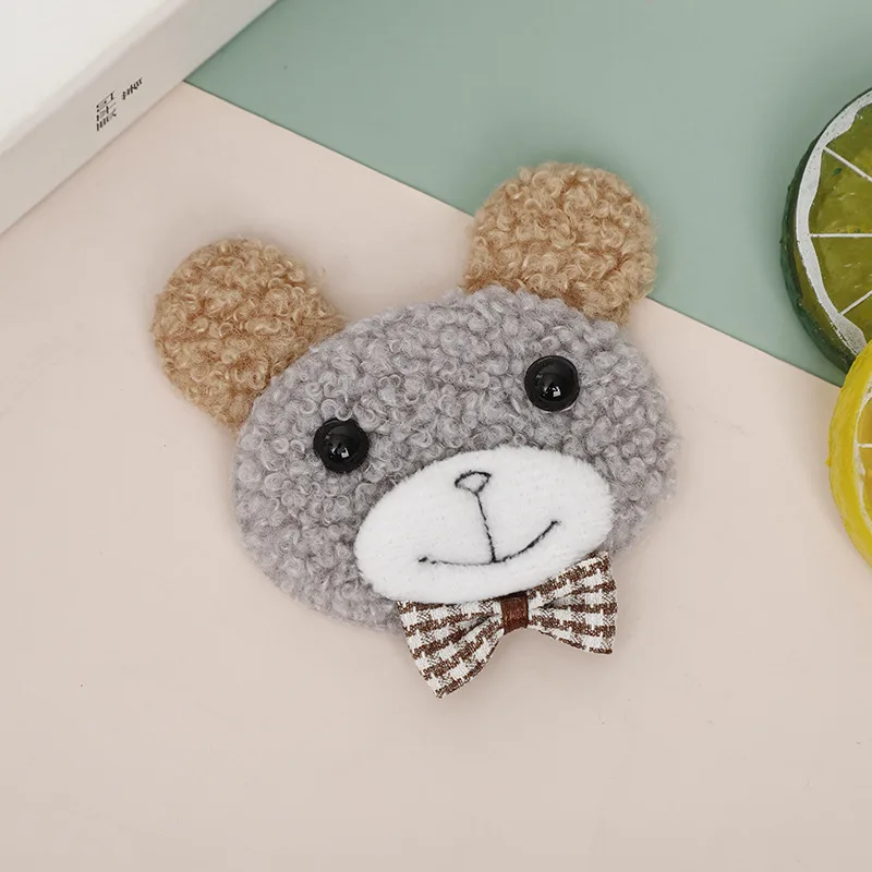 Миниатюрный медвежонок из плюша для DIY-украшений, 1 шт.