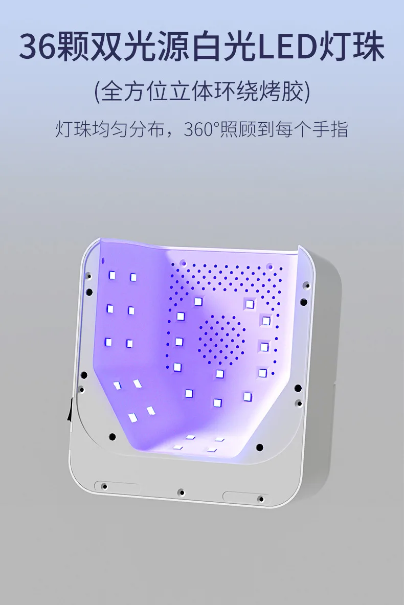Мини-лампа для сушки гель-лака LED, аккумуляторная, портативная