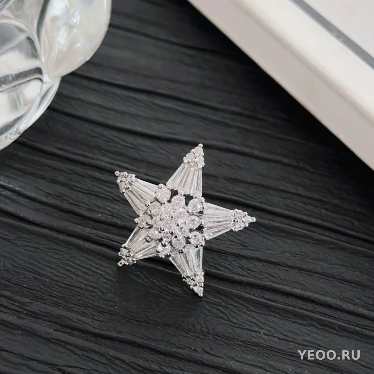 Серьги-клипсы для хрящика уха в форме звезды и скрипки, без прокола