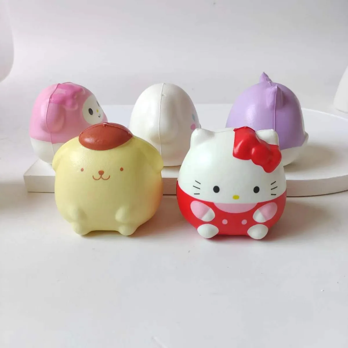 Антистресс-игрушка медленного возврата, 7,5 см, в сетке