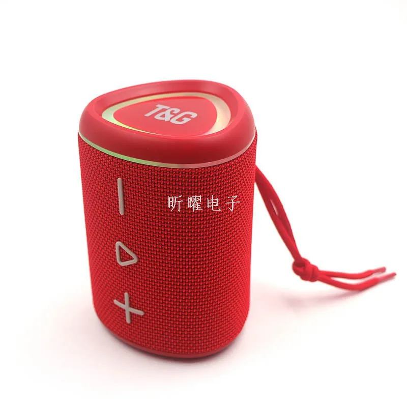 Портативная Bluetooth-колонка TG466 с TWS, FM-радио и LED-подсветкой