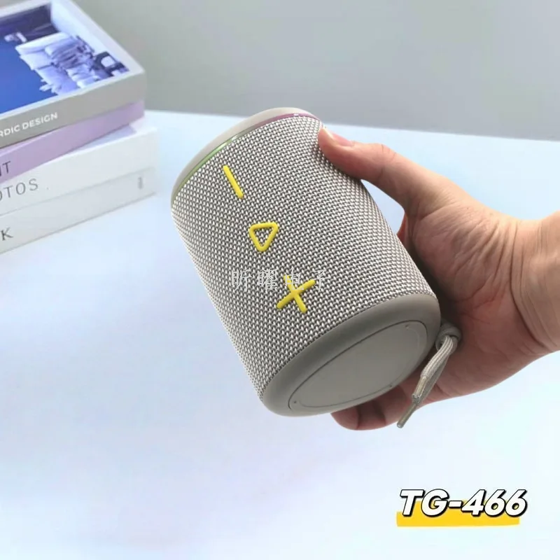 Портативная Bluetooth-колонка TG466 с TWS, FM-радио и LED-подсветкой
