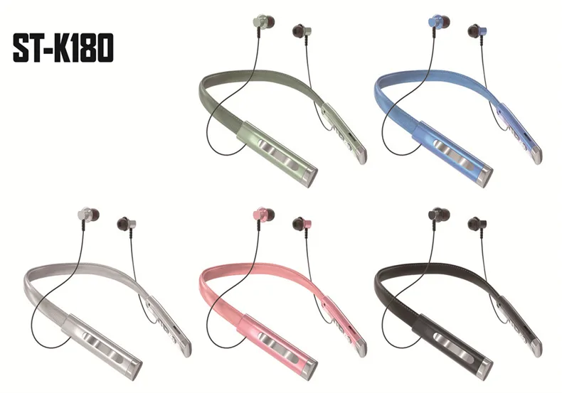 Беспроводные Bluetooth-наушники-«шейные» с функцией глубокого баса