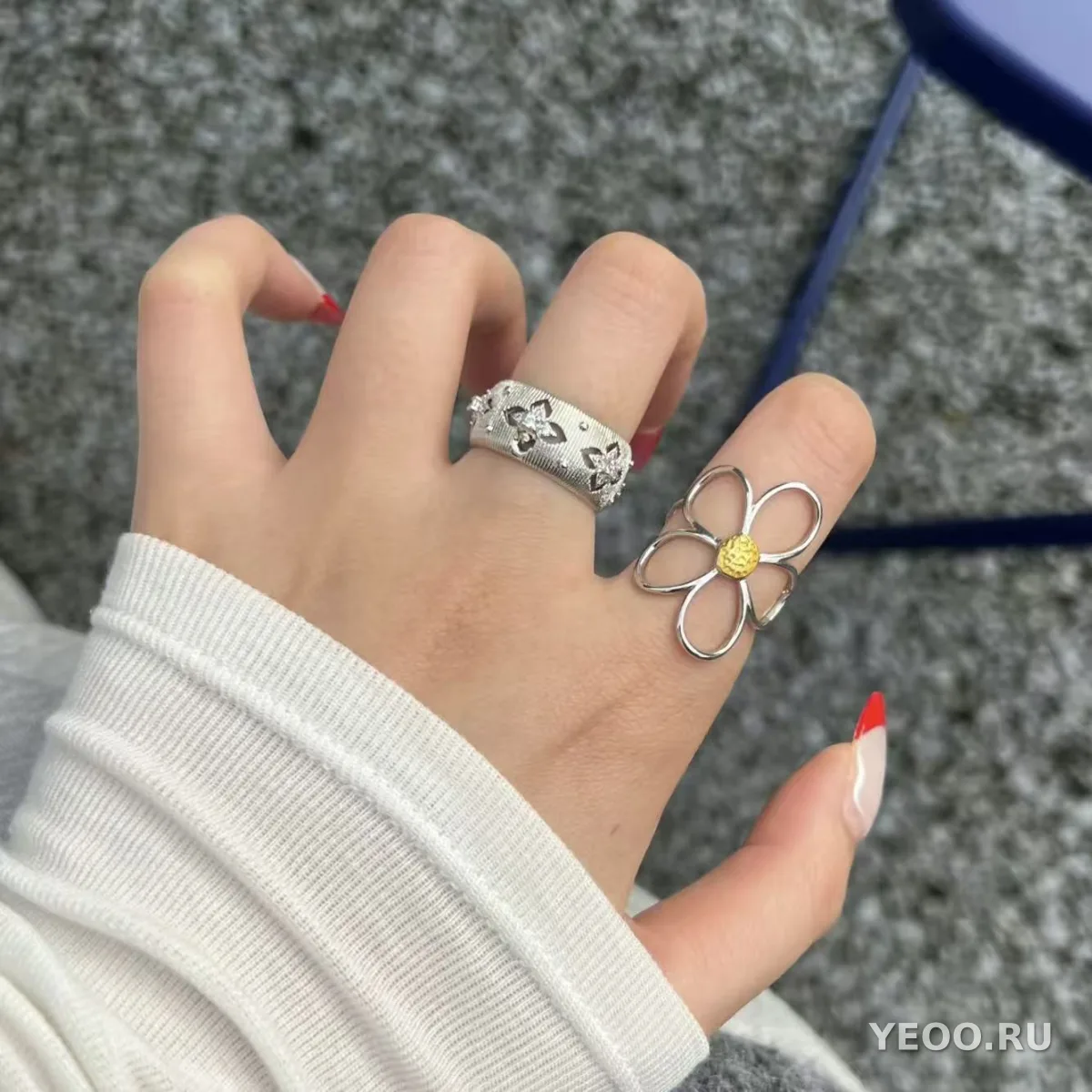 Серебряное кольцо 925 пробы, современный дизайн, регулируемое