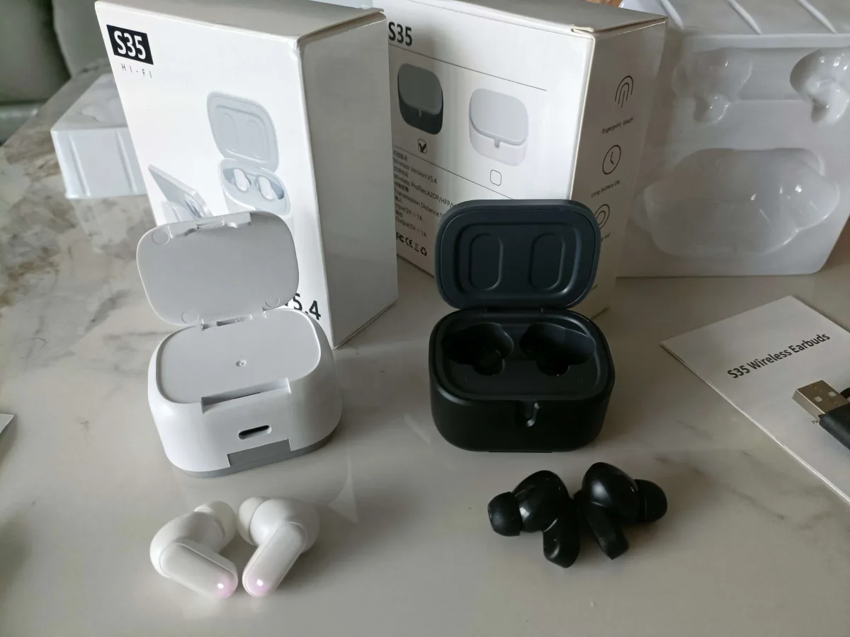Bluetooth-наушники S35 со встроенной подставкой для телефона